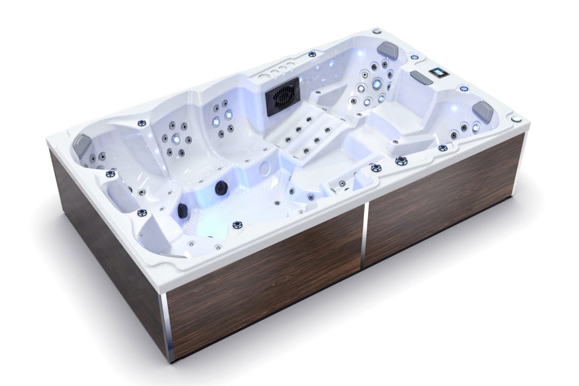 großer Whirlpool für mehr Personen