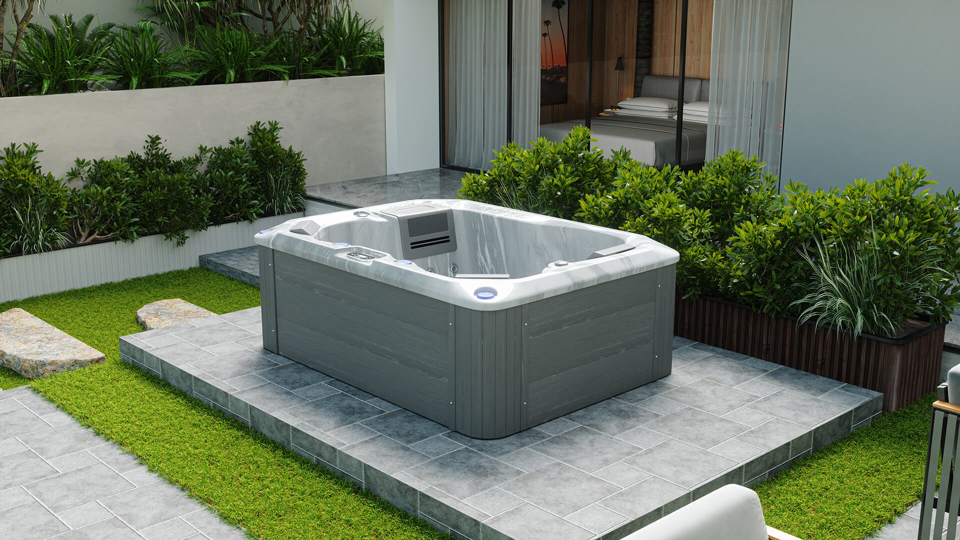 Whirlpool für die Terrasse