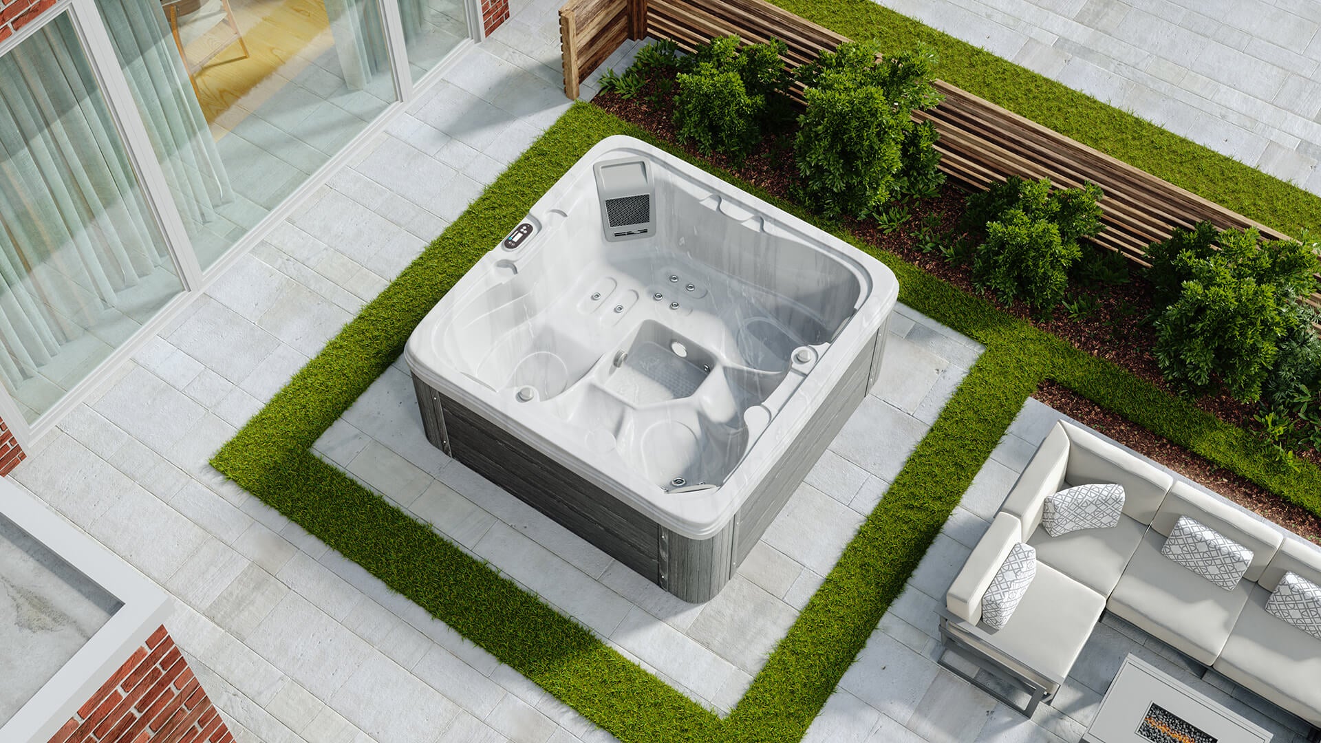 Whirlpool für 5 Personen