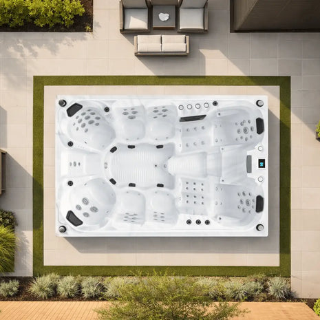 Whirlpool für bis zu 9 Personen